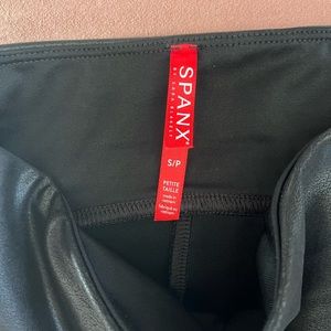 NWOT Spanx Leather Leggings